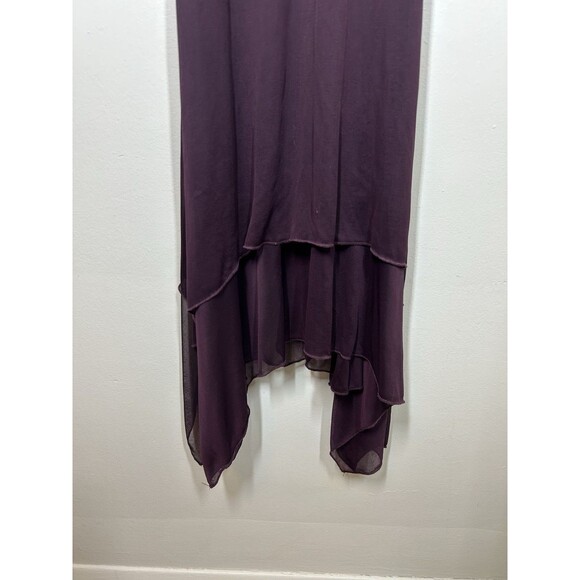 Y2K Trixxi Party Dress Whimsygoth Dance Asymmetrical Halter Small Purple - Picture 3 of 5